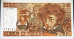 10 Francs berlioz 1978